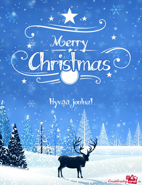 Hyvää joulua