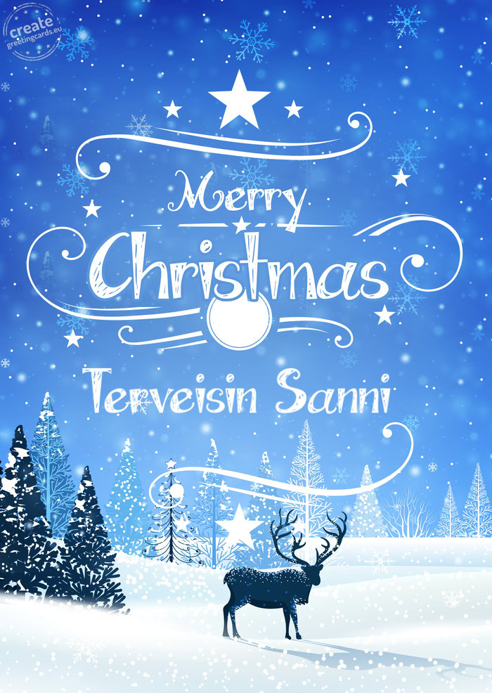 Terveisin Sanni